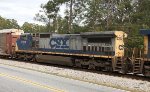 CSX 7709 runs second leading autoracks